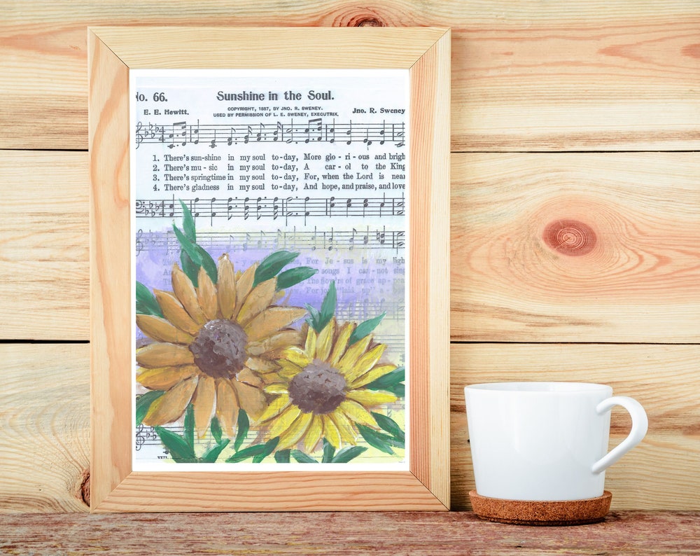 Sunflower Hymn Print - Original Artwork